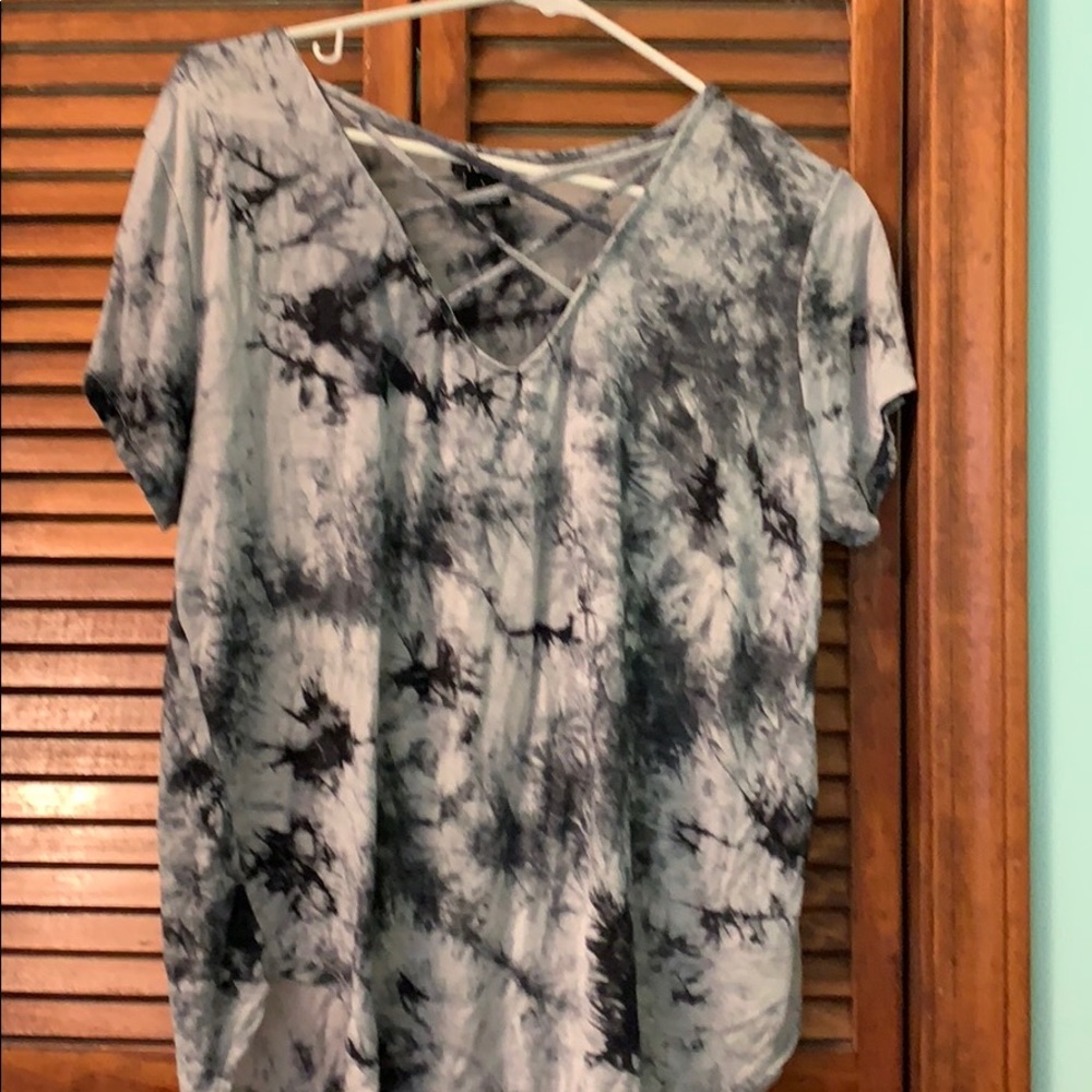 Marble. Ropes cross on the chest